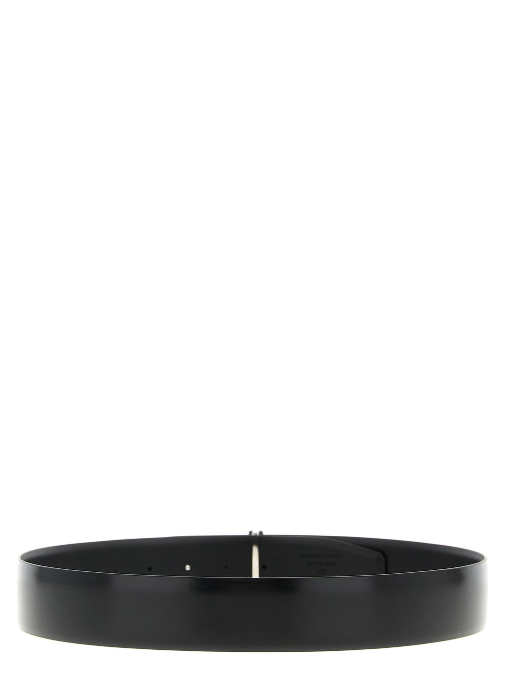 Black Calfskin Regular Belt