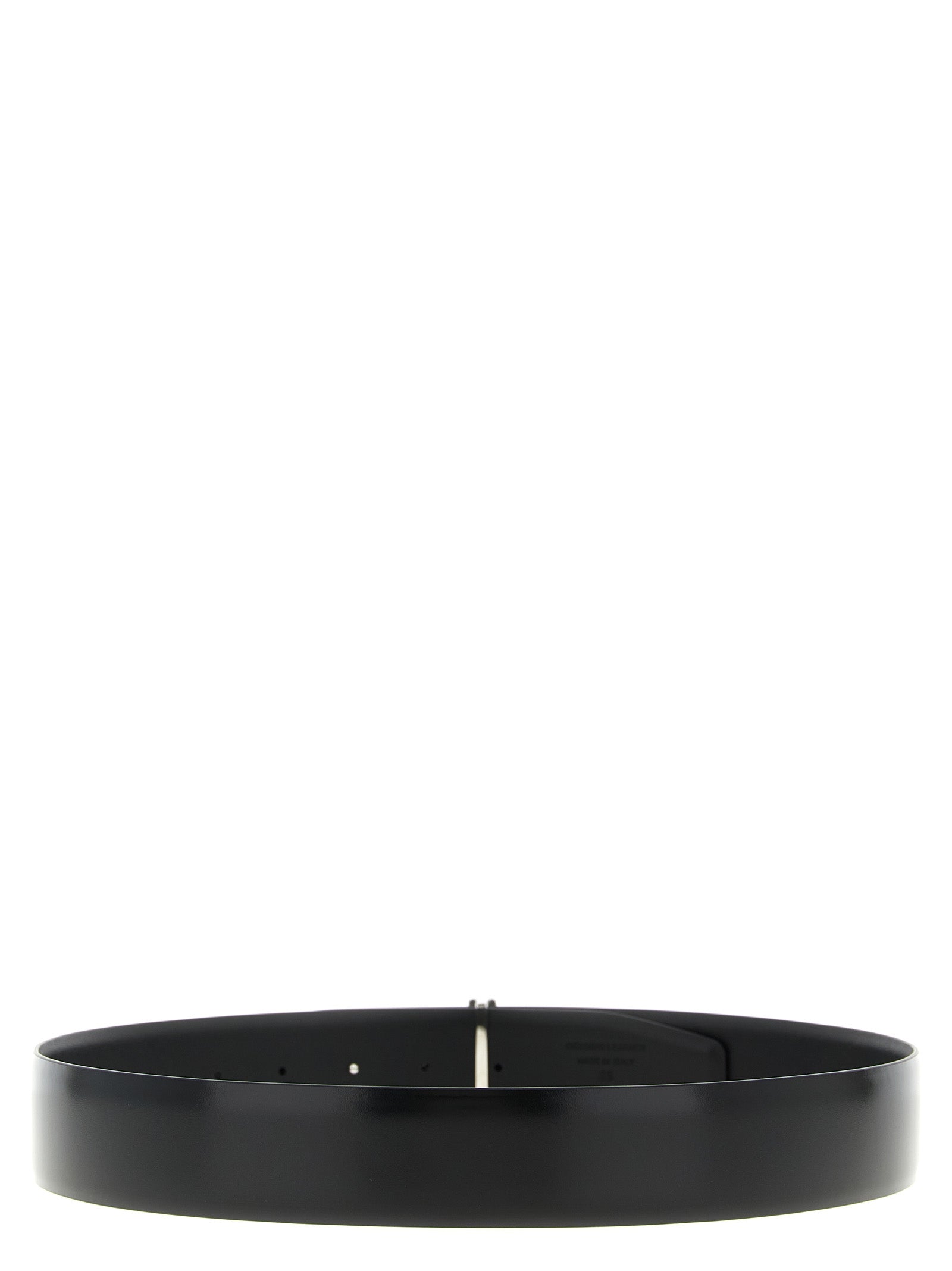 Black Calfskin Regular Belt