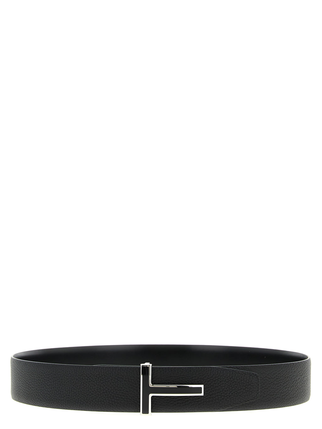 Reversible Black Calfskin Belt