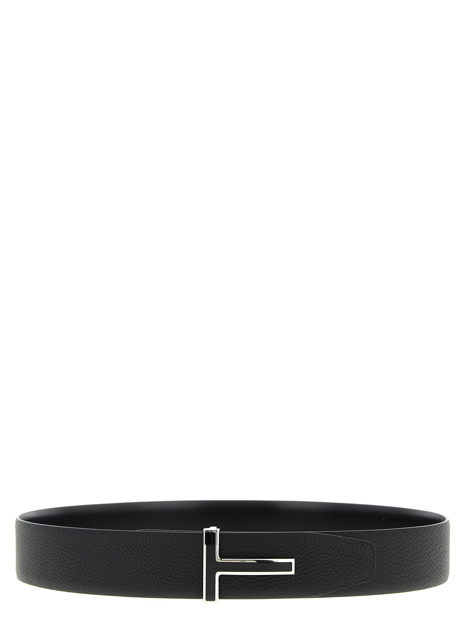 Reversible Black Calfskin Belt