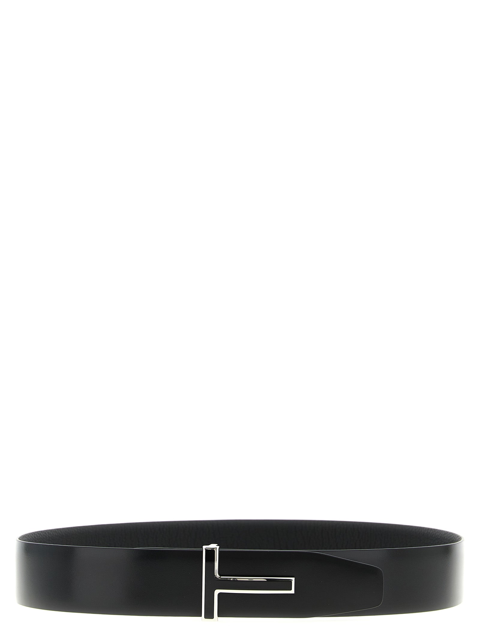Reversible Black Calfskin Belt