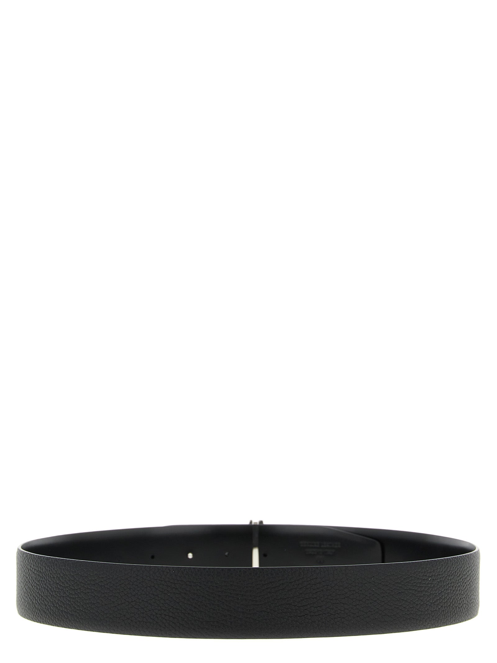 Reversible Black Calfskin Belt
