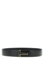 Black Calfskin Regular Belt