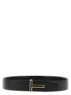 Black Calfskin Regular Belt