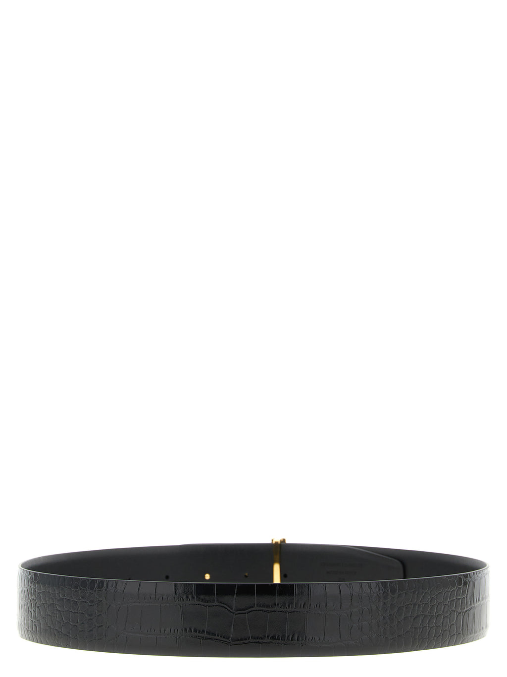 Black Calfskin Regular Belt