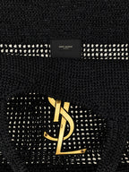 Leather Icare Raffia Tote Bag