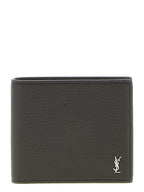 Brown Calfskin East/West Wallet