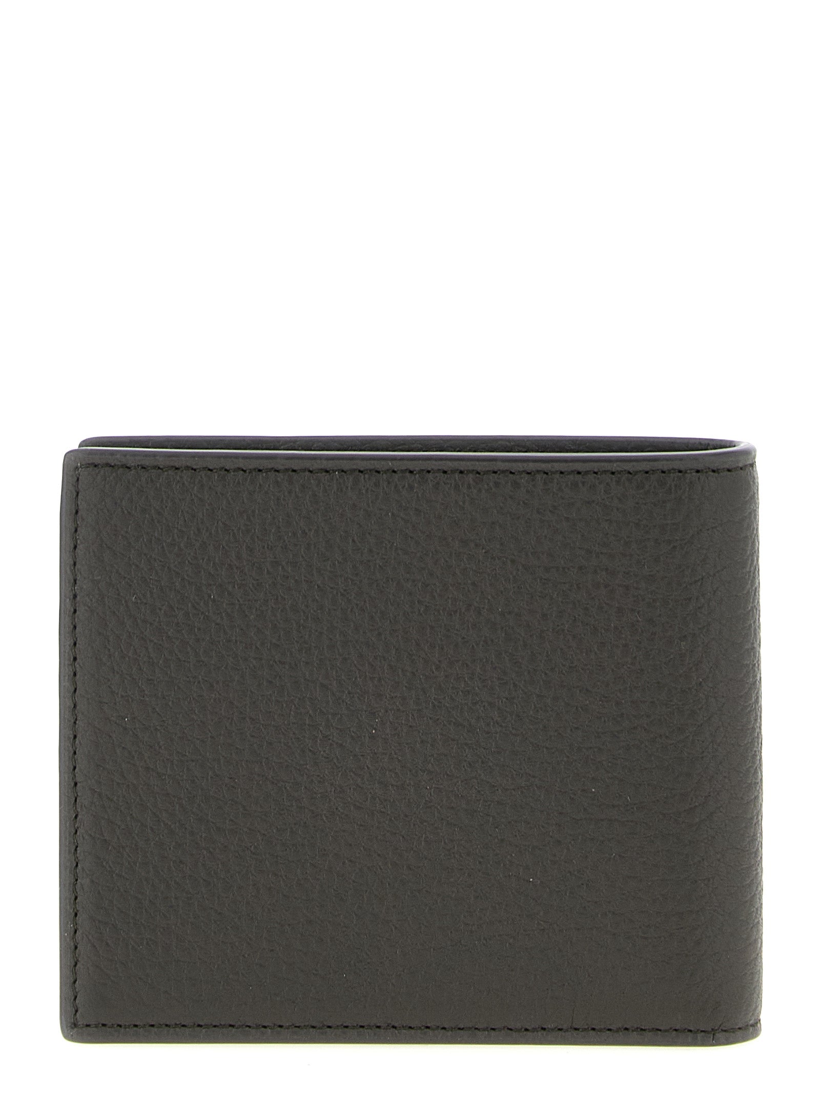 Brown Calfskin East/West Wallet