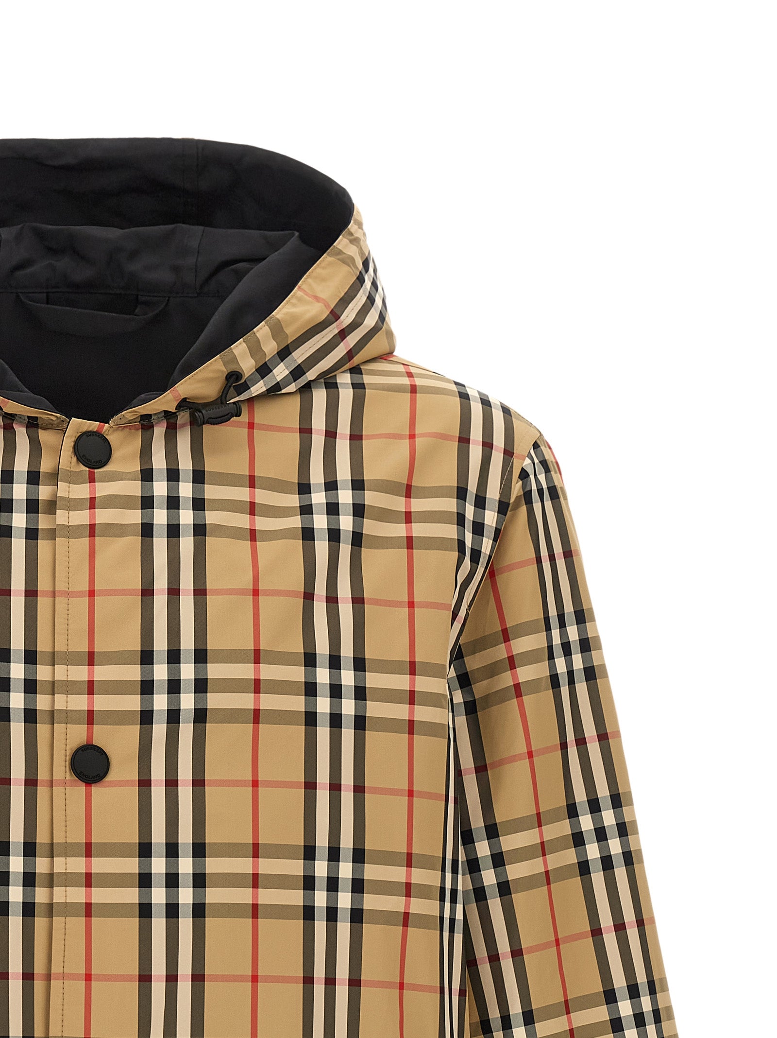 Reversible Nylon Rainford Jacket Multicolor