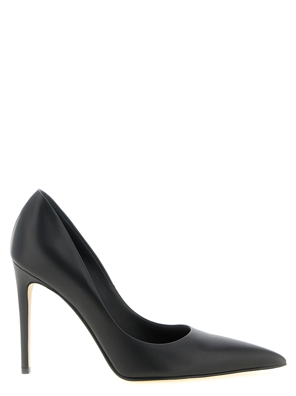 Black Calfskin Stiletto Pumps