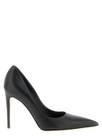 Black Calfskin Stiletto Pumps