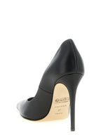 Black Calfskin Stiletto Pumps