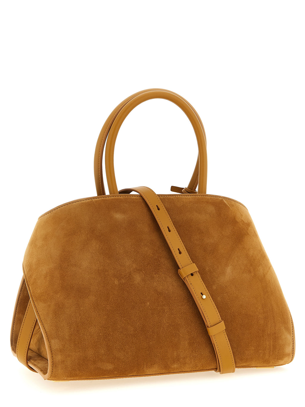 Beige Goatskin Suede Handbag