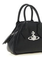 Black Mini Yasmine Handbag in Polyurethane