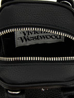 Black Mini Yasmine Handbag in Polyurethane