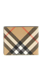 Beige Check Wallet
