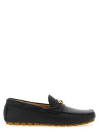 Hammered Calfskin Driver Fastaway Loafers