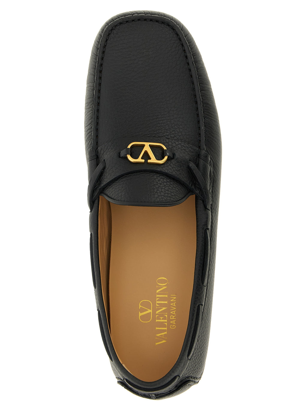 Hammered Calfskin Driver Fastaway Loafers
