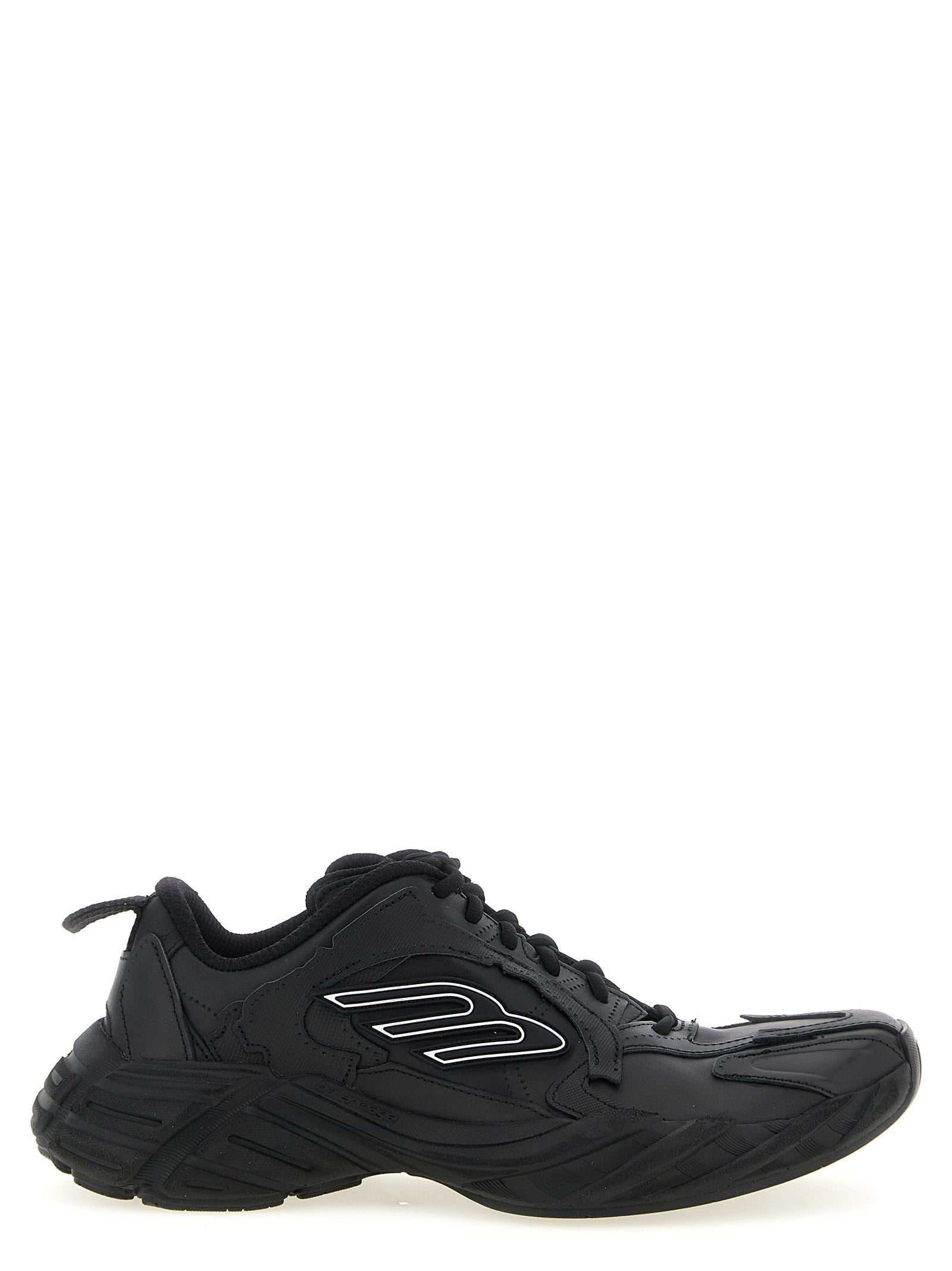 Monday Calf Leather & Polyester Sneakers