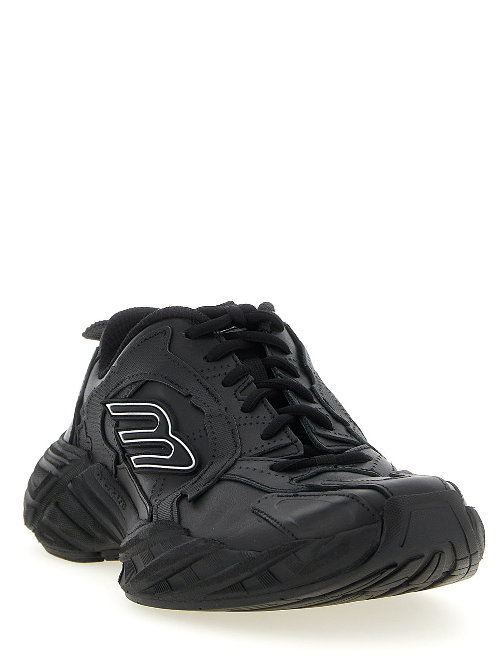 Monday Calf Leather & Polyester Sneakers