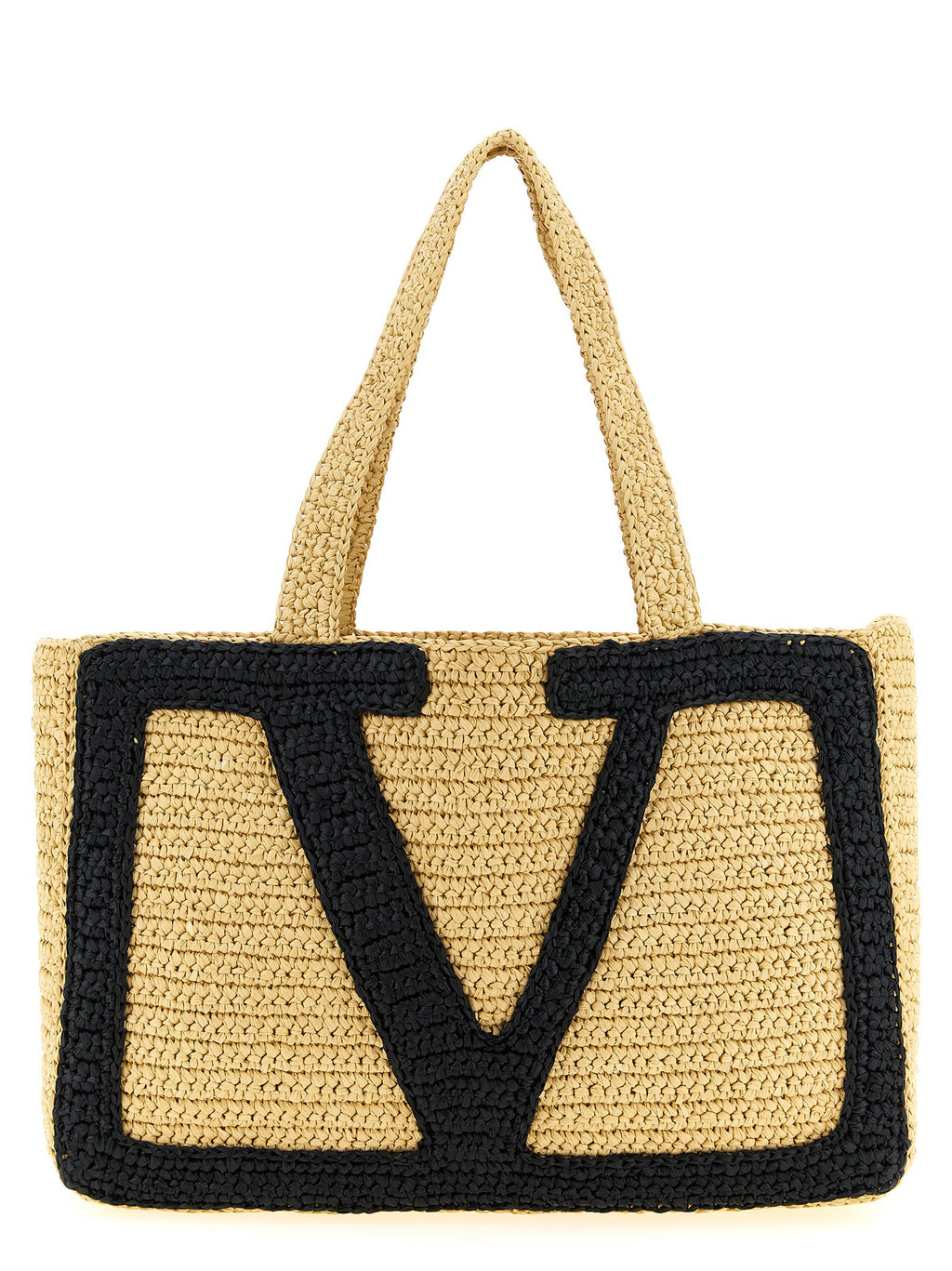 Black Viscose Tote Bag