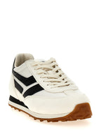 Mick Bicolor Suede & Mesh Athletic Sneakers