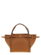Brown Calfskin Tim Tote Bag