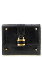 Black Buffalo Leather Paddington Mini Wallet