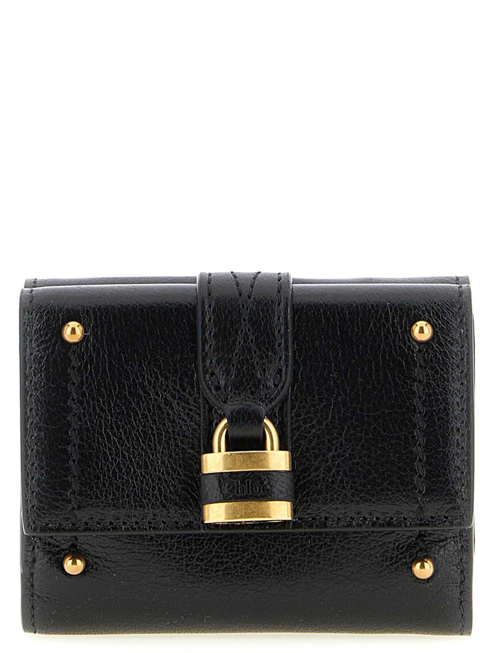 Black Buffalo Leather Paddington Mini Wallet
