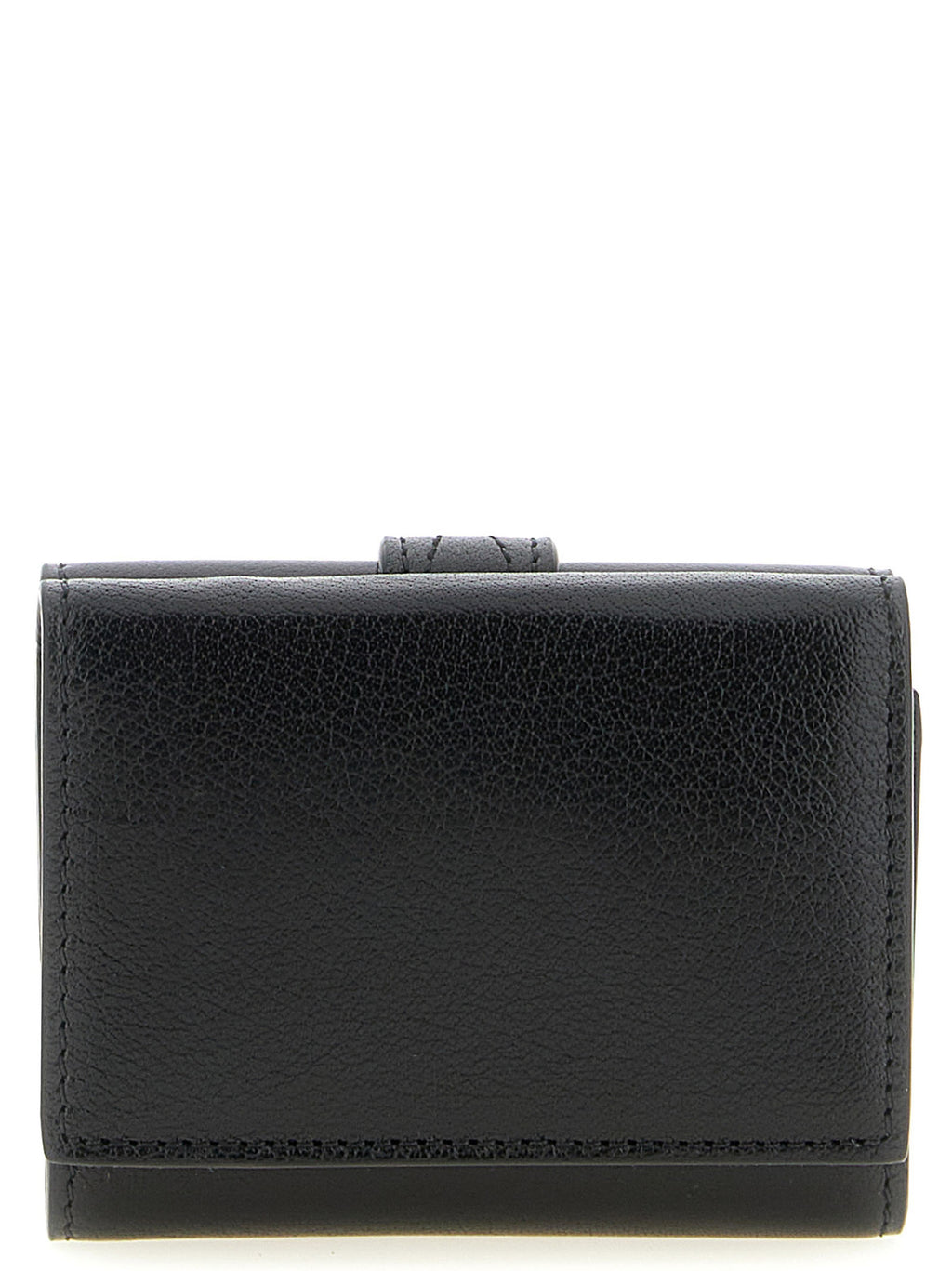 Black Buffalo Leather Paddington Mini Wallet