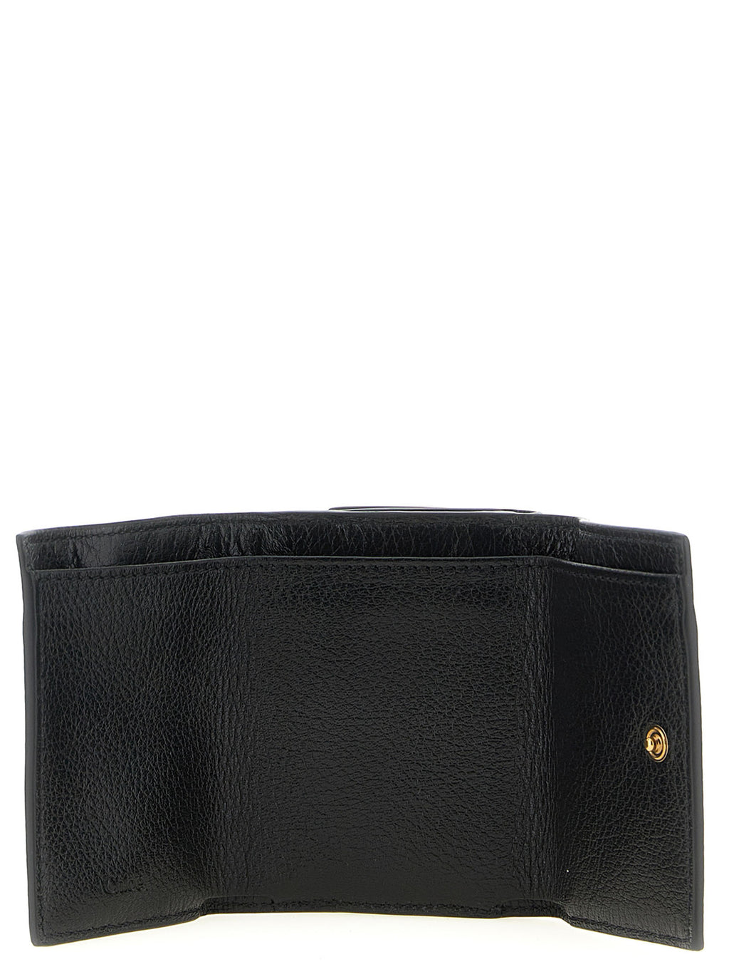 Black Buffalo Leather Paddington Mini Wallet
