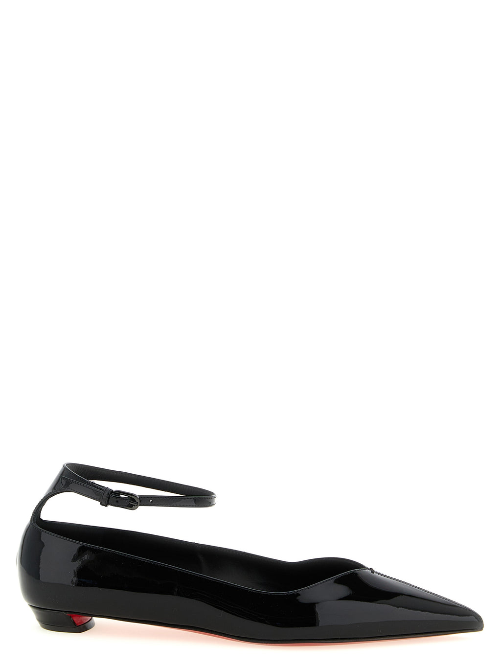 Black Calfskin Ballet Flats