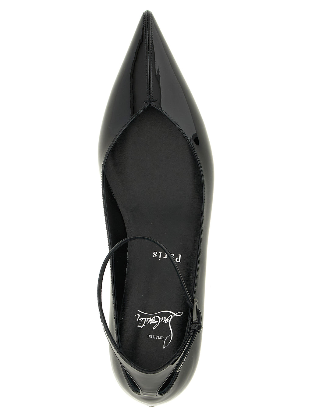 Black Calfskin Ballet Flats