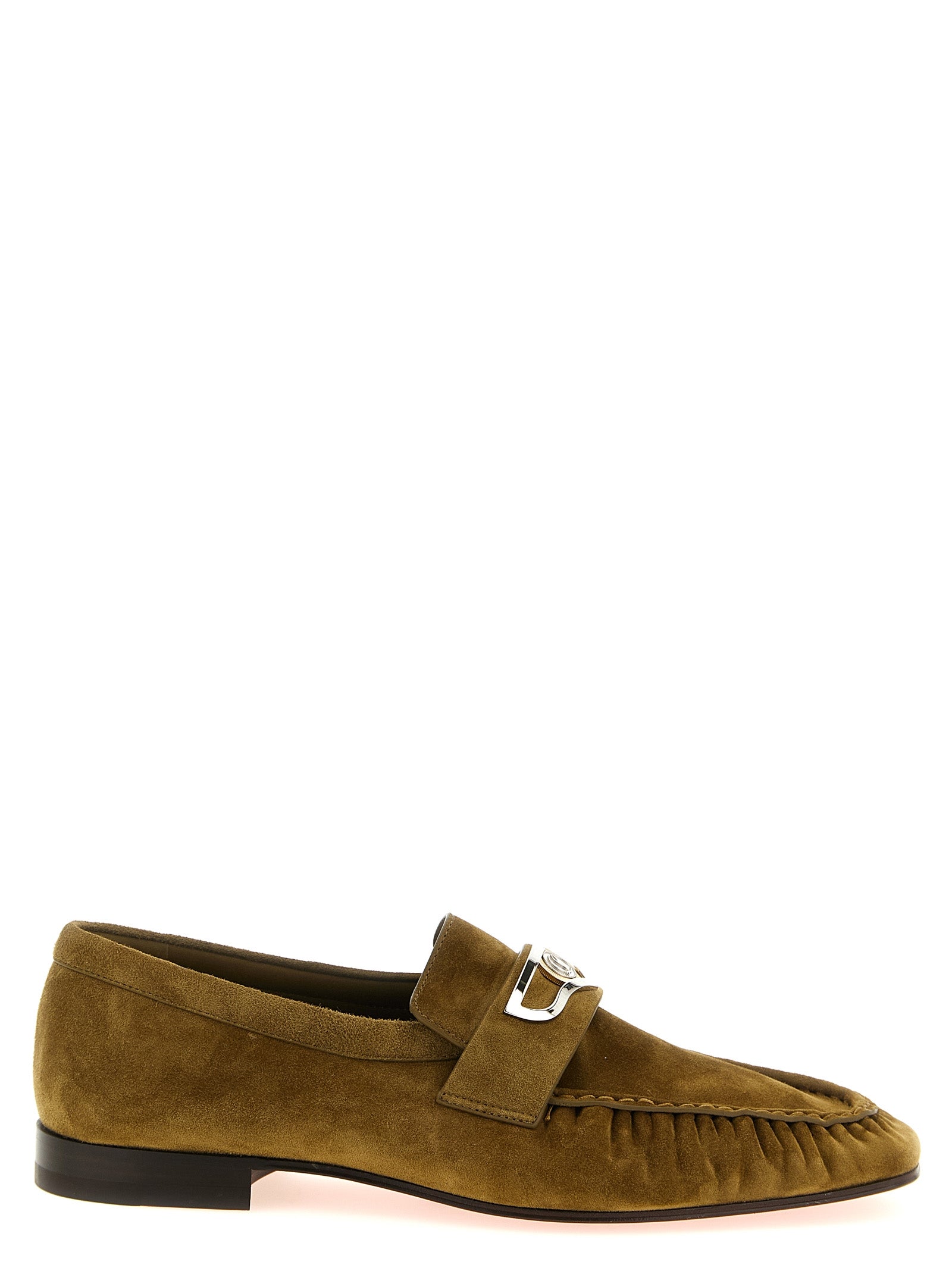 Brown Calfskin Mocallista Slip-On Loafers