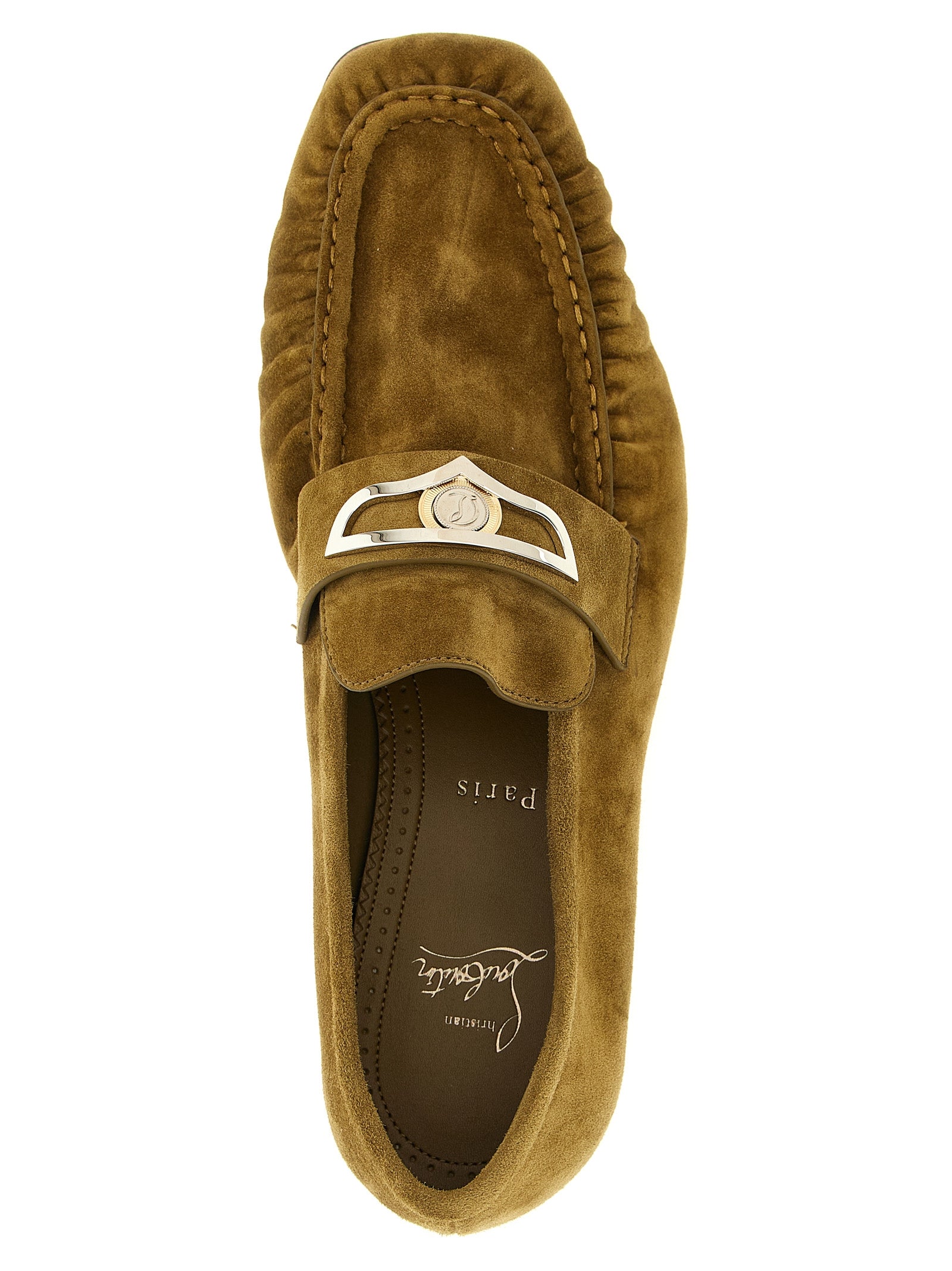Brown Calfskin Mocallista Slip-On Loafers