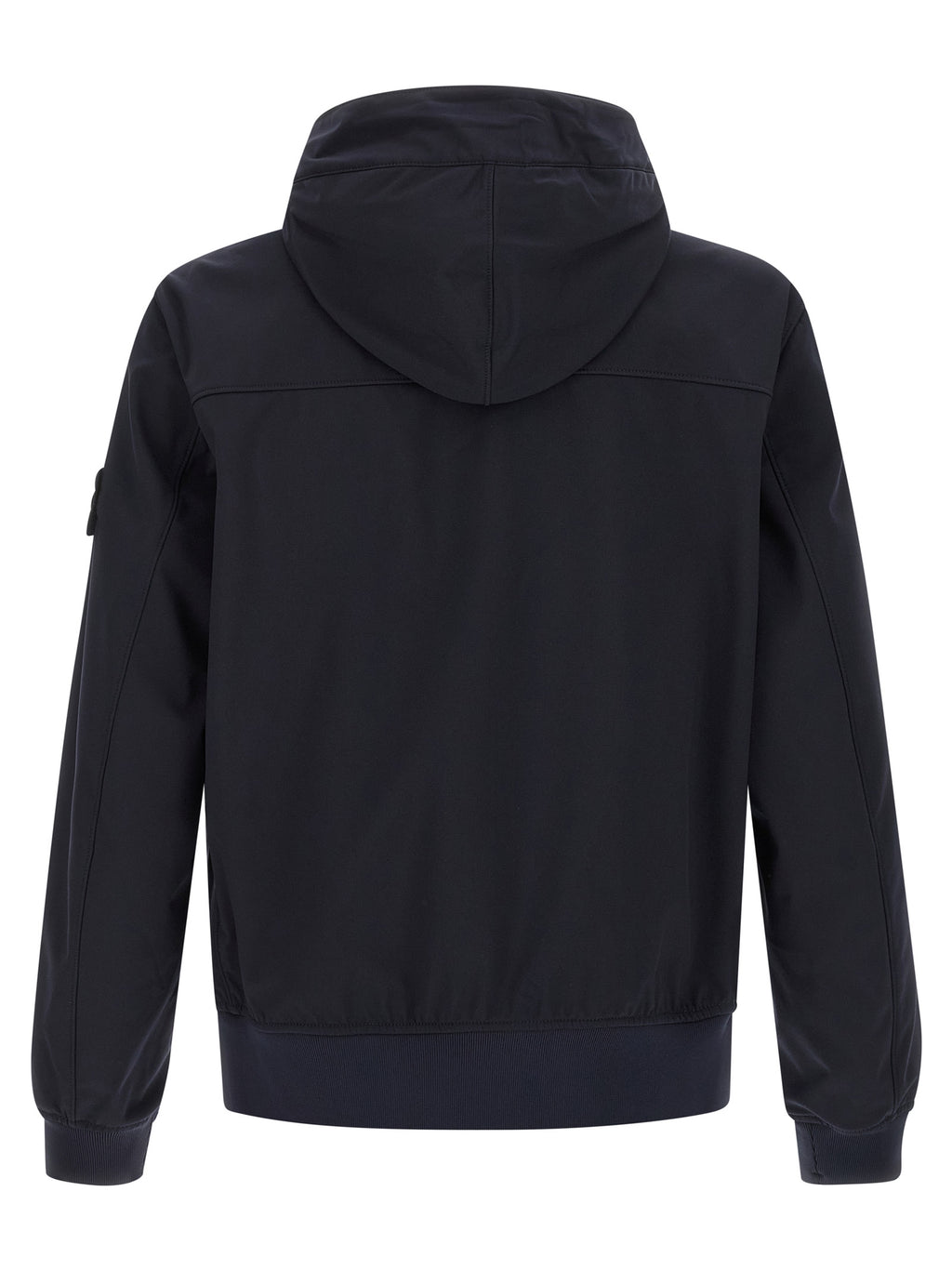 Blue Polyester Shell Jacket