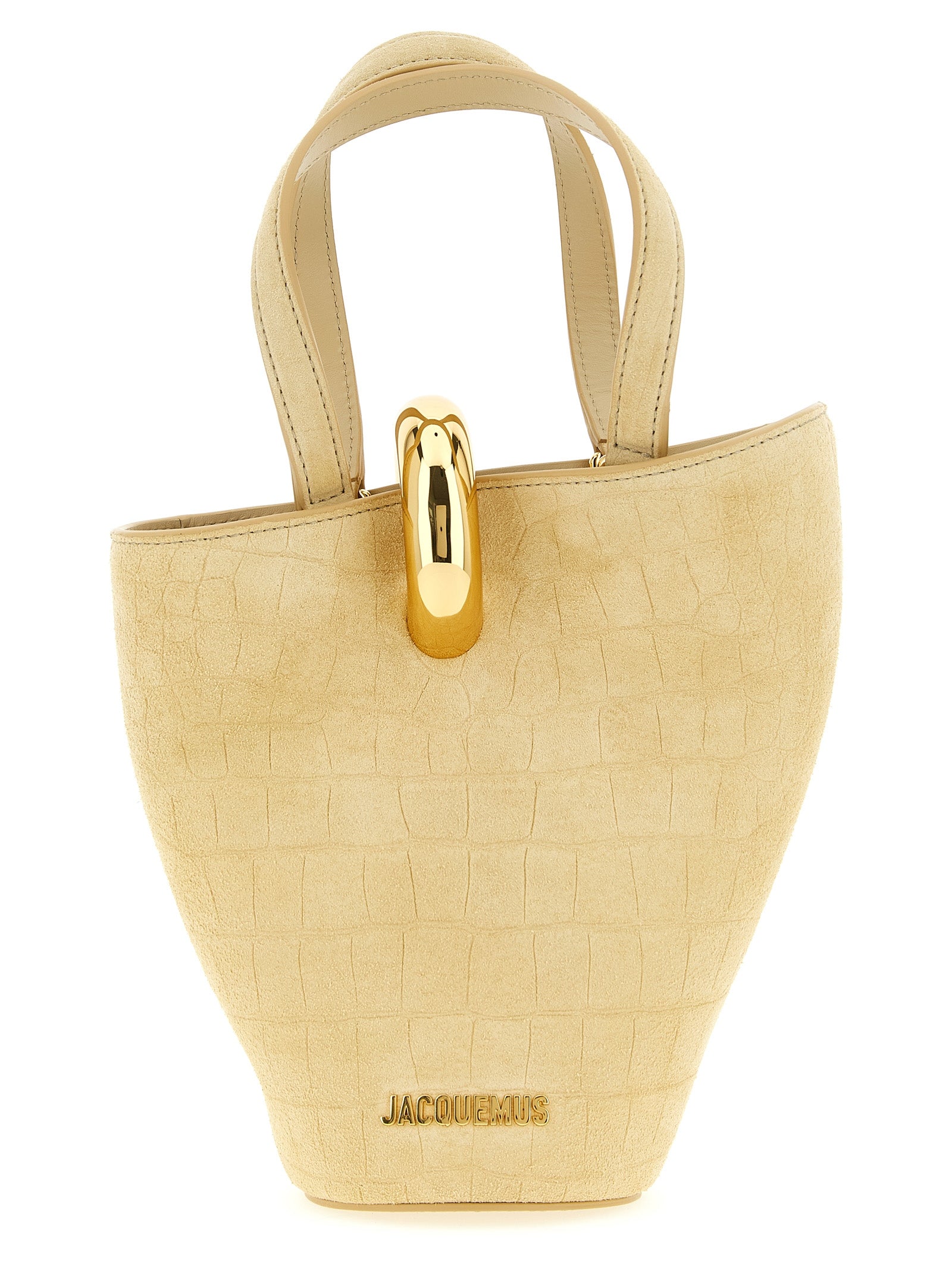 Mini Le Petit Bambola Beige Calfskin Handbag