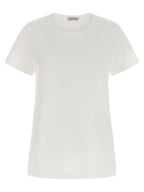 White Cotton Crewneck T-Shirt