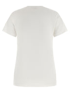 White Cotton Crewneck T-Shirt