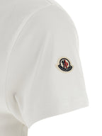 White Cotton Crewneck T-Shirt