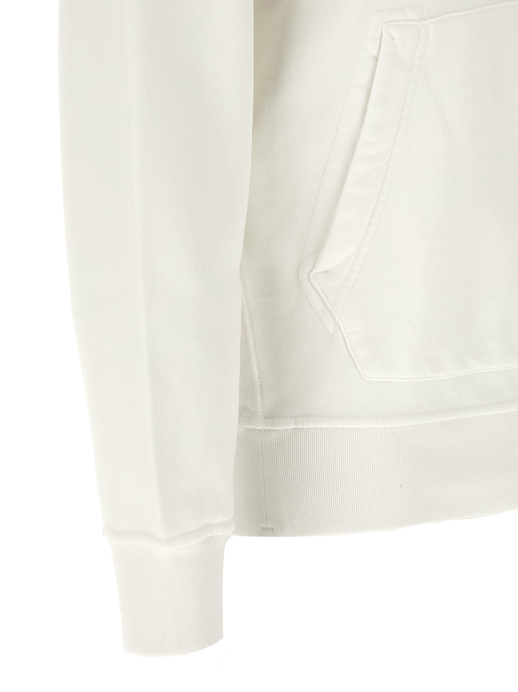 White Organic Cotton Hoodie