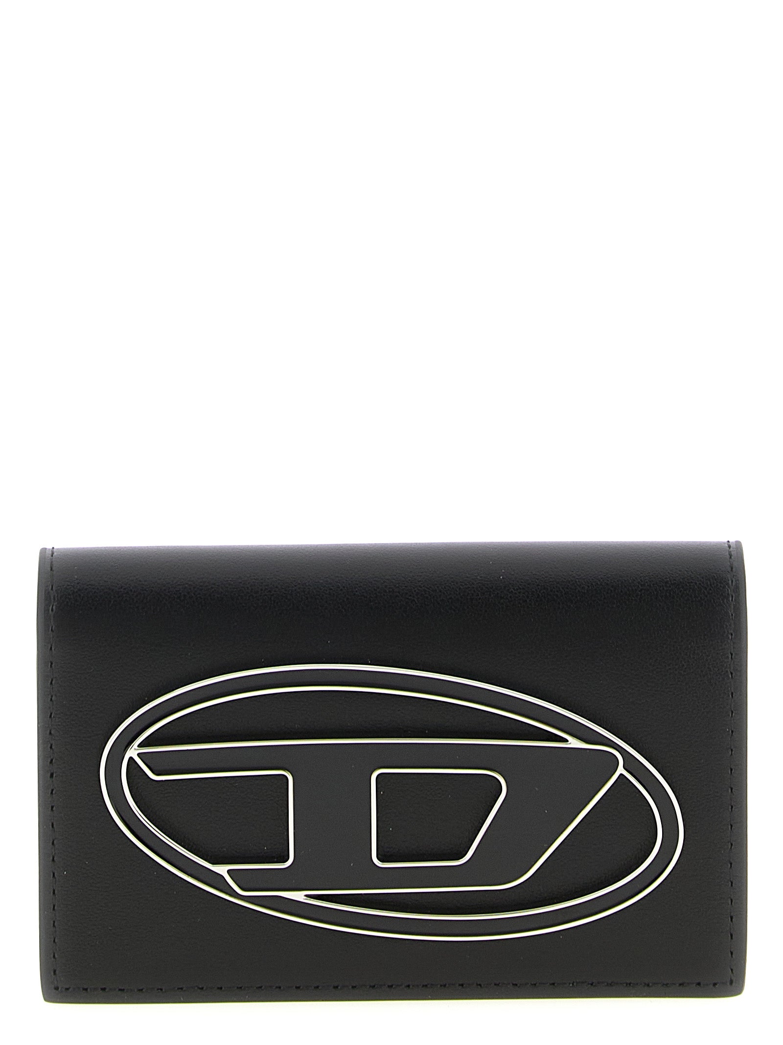 Black Smooth Leather Holi-D Card Holder