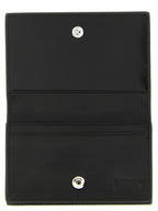 Black Smooth Leather Holi-D Card Holder