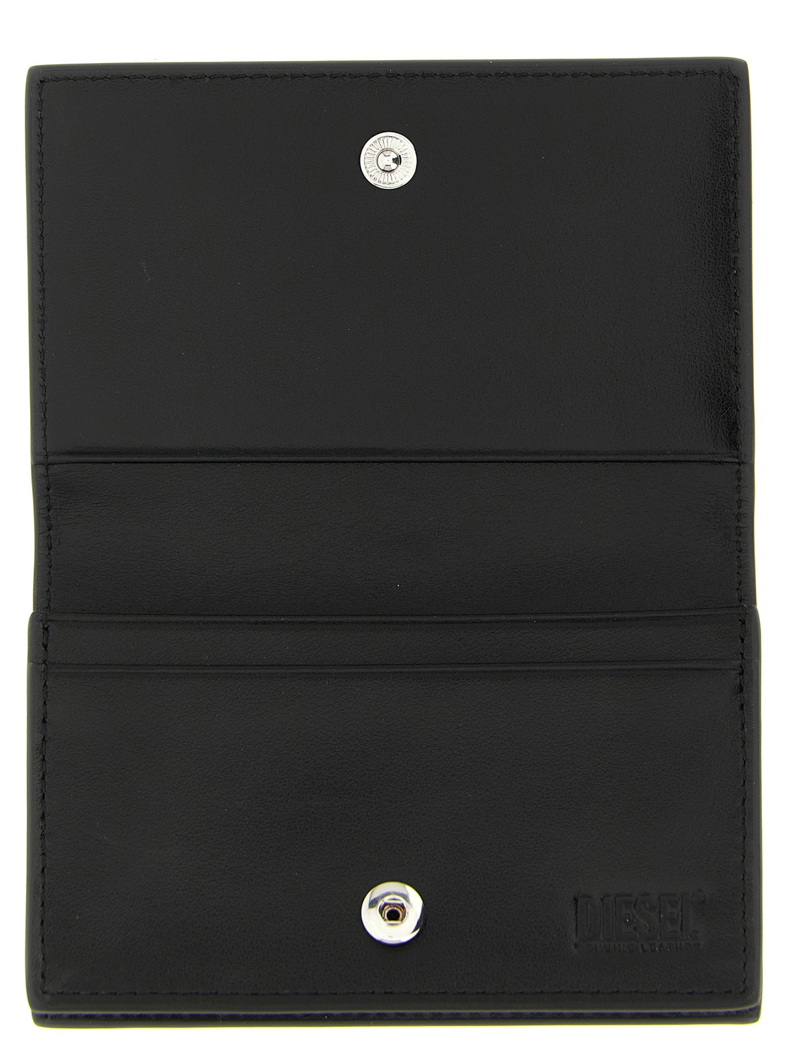 Black Smooth Leather Holi-D Card Holder