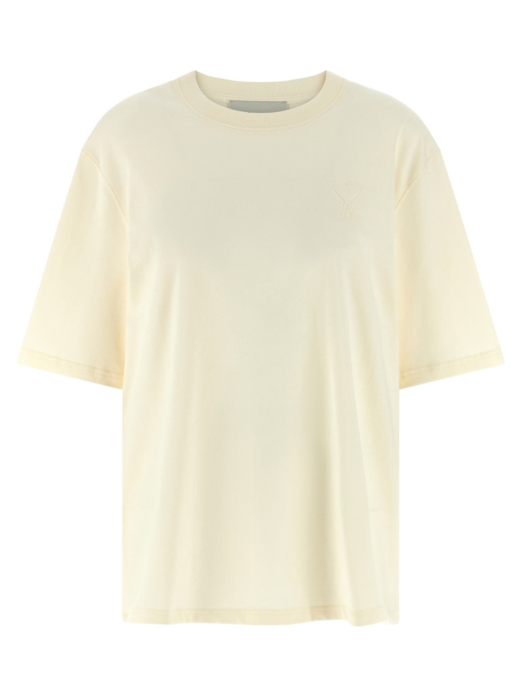 Beige Heavy Cotton Jersey Tee