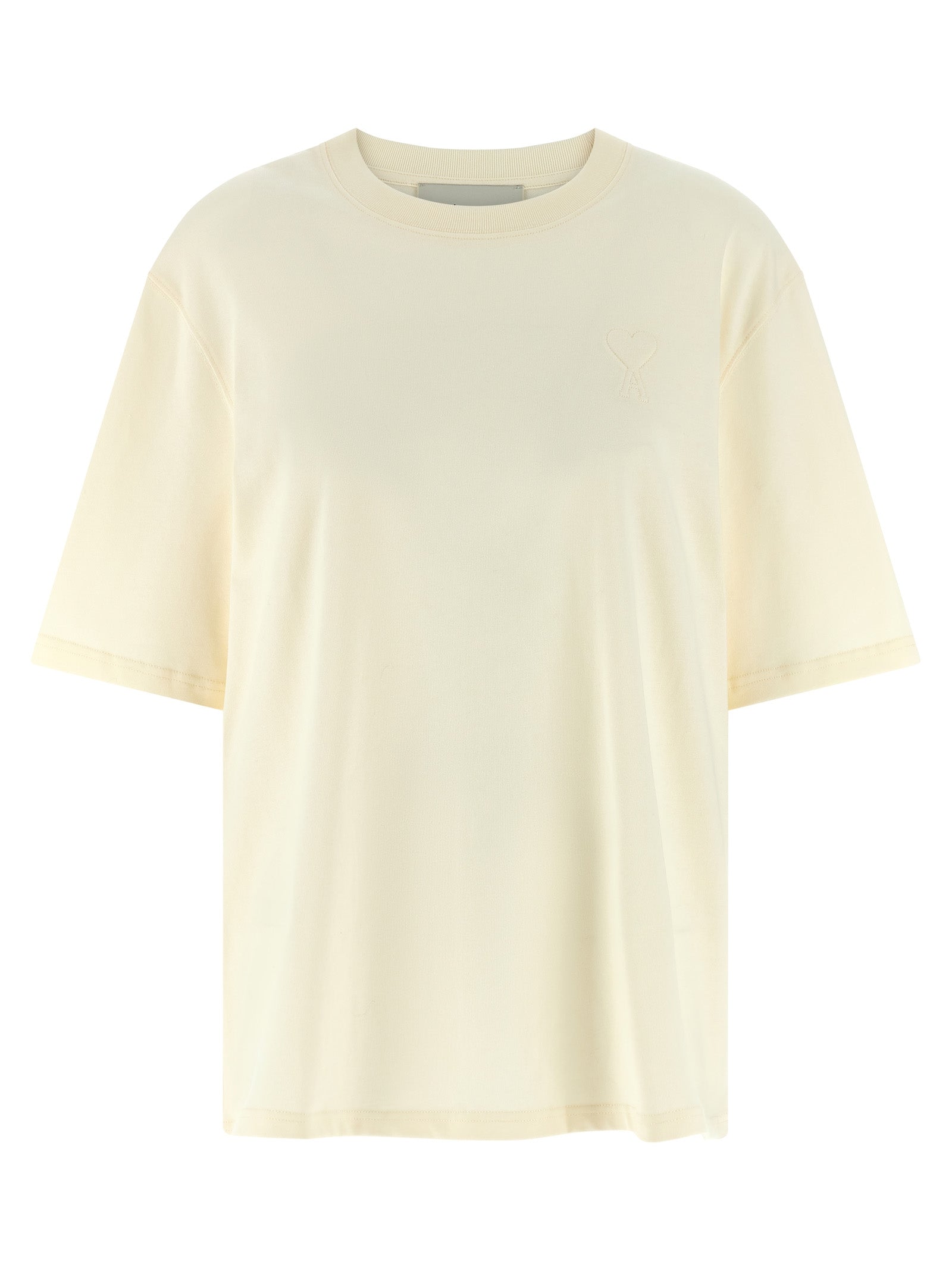 Beige Heavy Cotton Jersey Tee