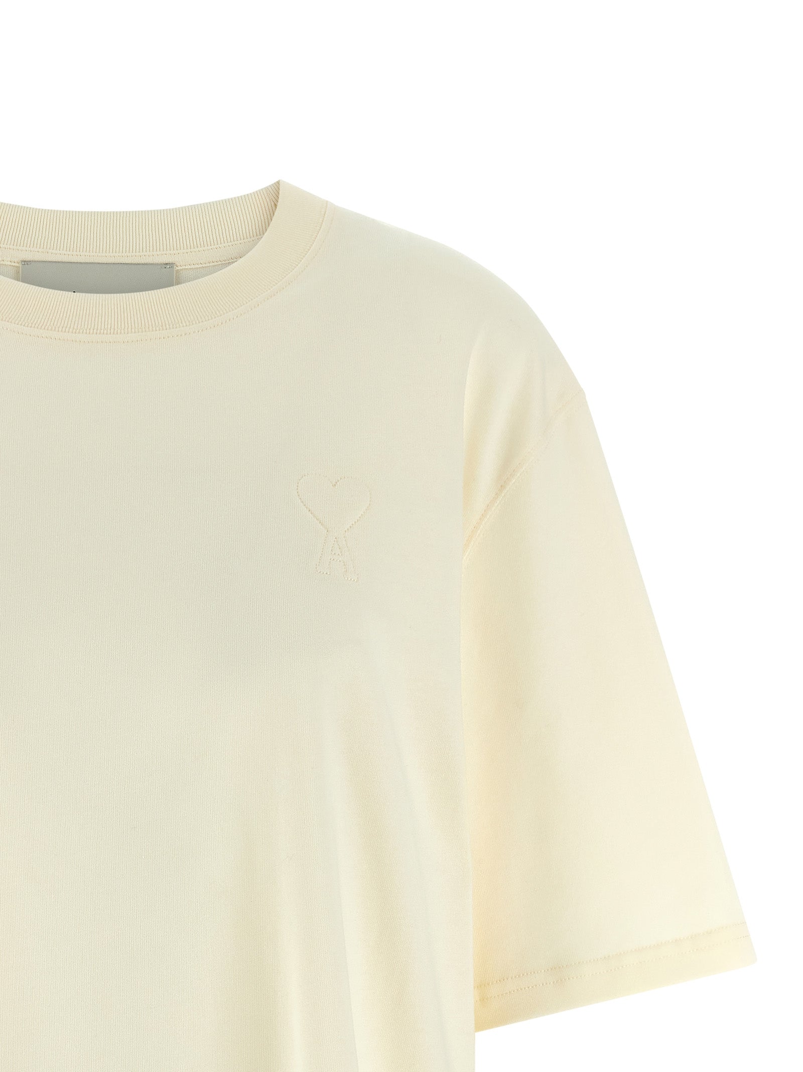 Beige Heavy Cotton Jersey Tee