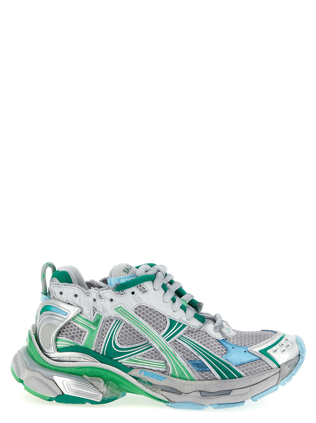 Multicolor Polyethylene Runner Sneakers