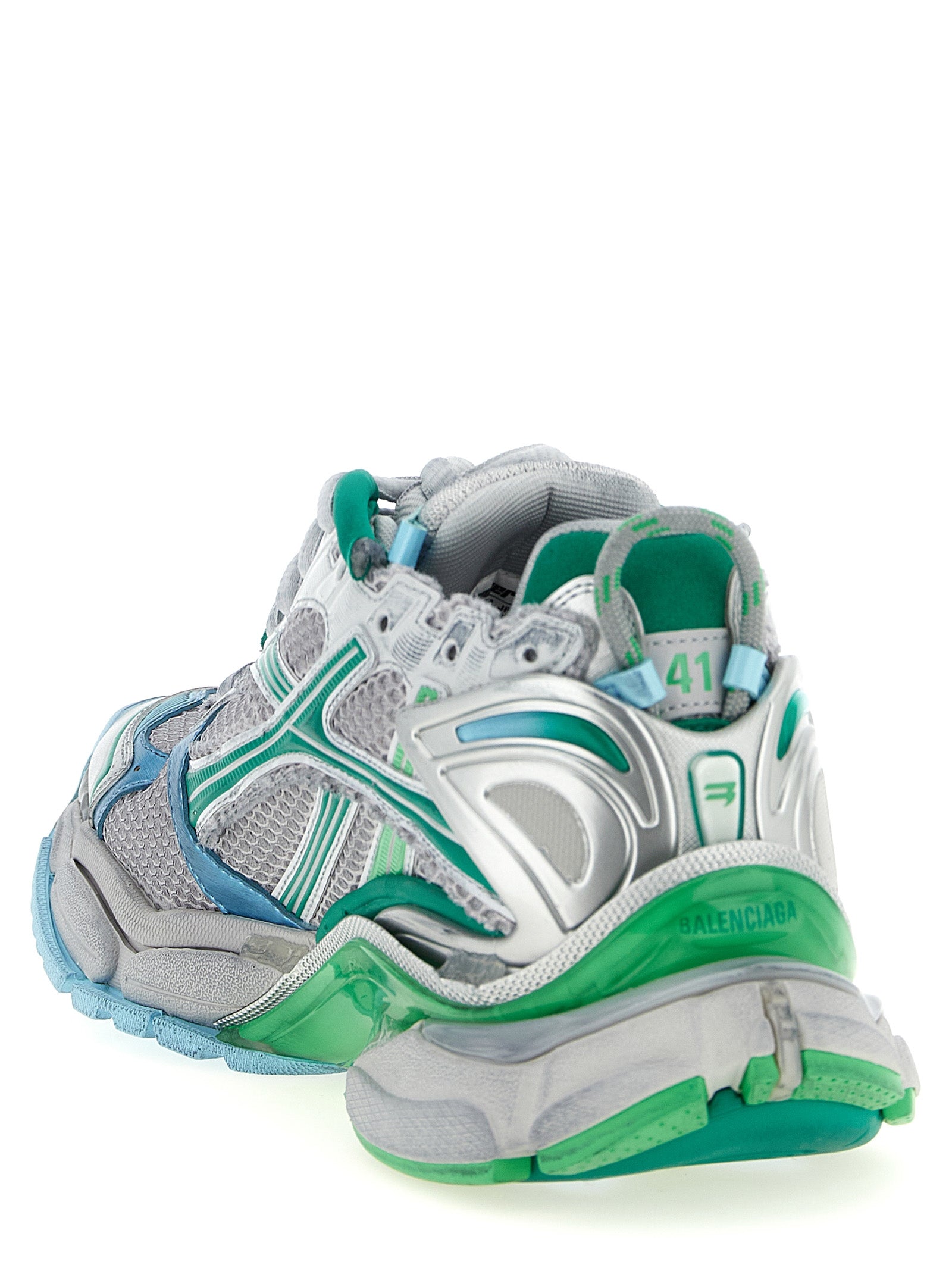 Multicolor Polyethylene Runner Sneakers