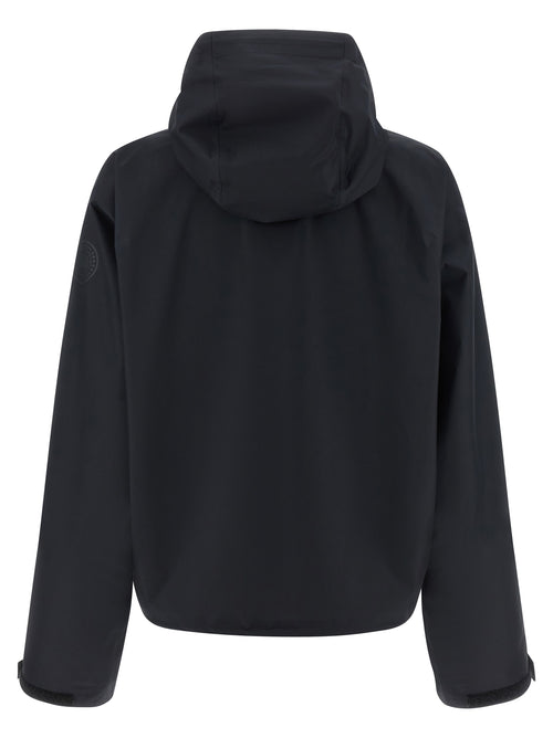 Horizon Black Water‑Repellent Polyester Windbreaker